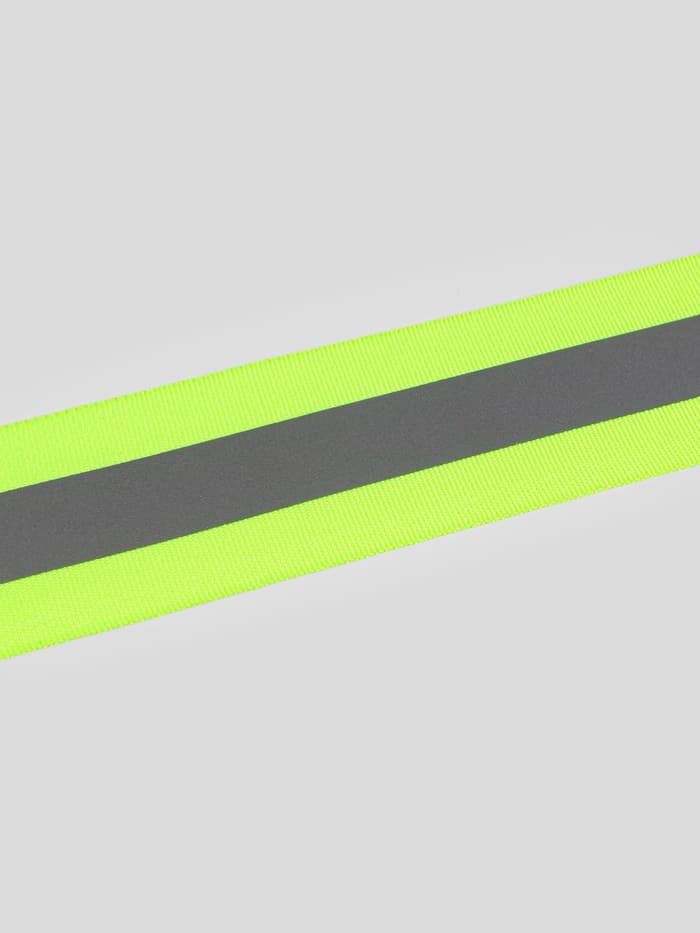 Светоотражающая лента-стропа, 40 мм, 5±1 м, салатовая