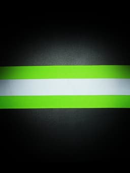 Светоотражающая лента-стропа, 50 мм, 5±1 м, салатовая