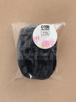 Кружево капроновое, 30 мм, 10±1 м, чёрное