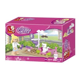 Конструктор Sluban «Розовая мечта. Кошачий салон», 30 деталей