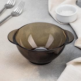 Бульонница Luminarc «Дымчатая», 500 мл, стекло, коричневая