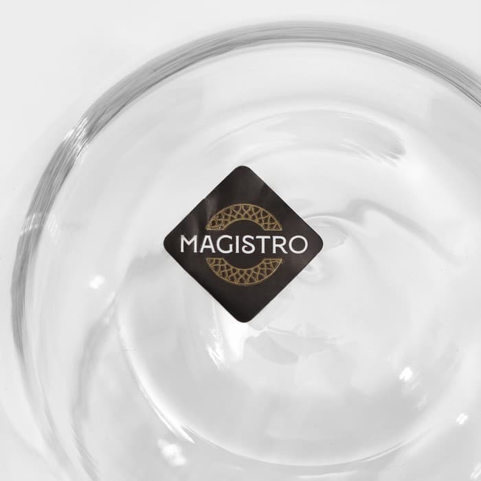 Стакан с двойными стенками Magistro «Олд фэшн», 350 мл, стекло, прозрачный