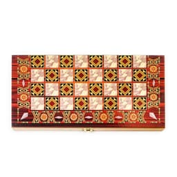 Настольная игра 3 в 1 «Узоры»: нарды, шашки, шахматы, 29×29 см