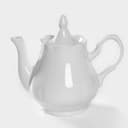 Чайник заварочный Добрушский завод «Романс», 1.75 л, фарфор, белый