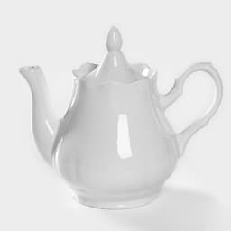 Чайник заварочный Добрушский завод «Романс», 1.75 л, фарфор, белый