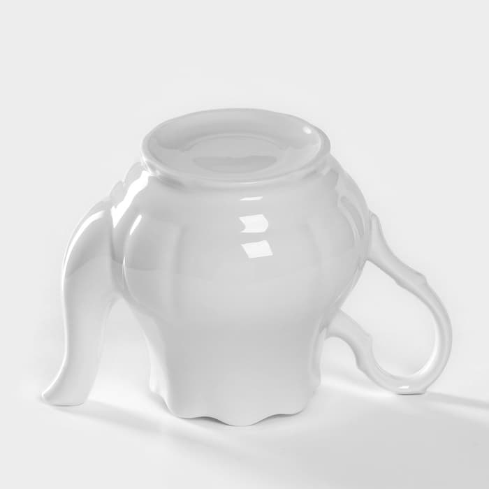 Чайник заварочный Добрушский завод «Романс», 1.75 л, фарфор, белый