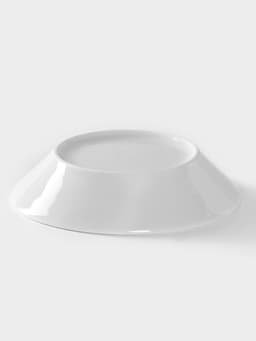 Блюдце Добрушский завод «Бельё», d=14 см, фарфор, белое