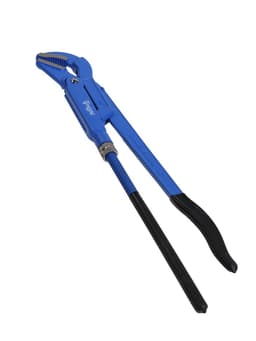 Ключ трубный рычажный ТУНДРА, полукруглый зажим 45°, раскрытие до 50 мм, №2, 1 1/2"