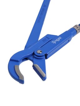 Ключ трубный рычажный ТУНДРА, полукруглый зажим 45°, раскрытие до 50 мм, №2, 1 1/2"
