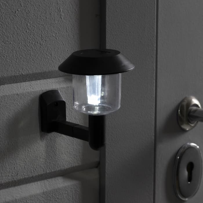 Садовый светильник «Ретро», уличный, на солнечной батарее, 9×9×12.5 см, 1 LED, свечение белое