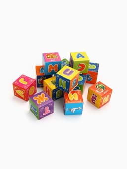 Кубики «Азбука», по методике Монтессори, 12 шт., 3+