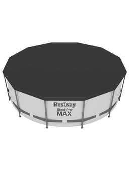 Бассейн каркасный Bestway Steel Pro MAX 56420, 366×122 см, фильтр-насос, лестница, тент, круглый