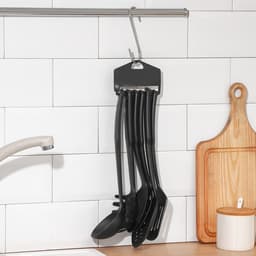 Набор кухонных принадлежностей Доляна «Орихалк», 6 предметов, чёрный