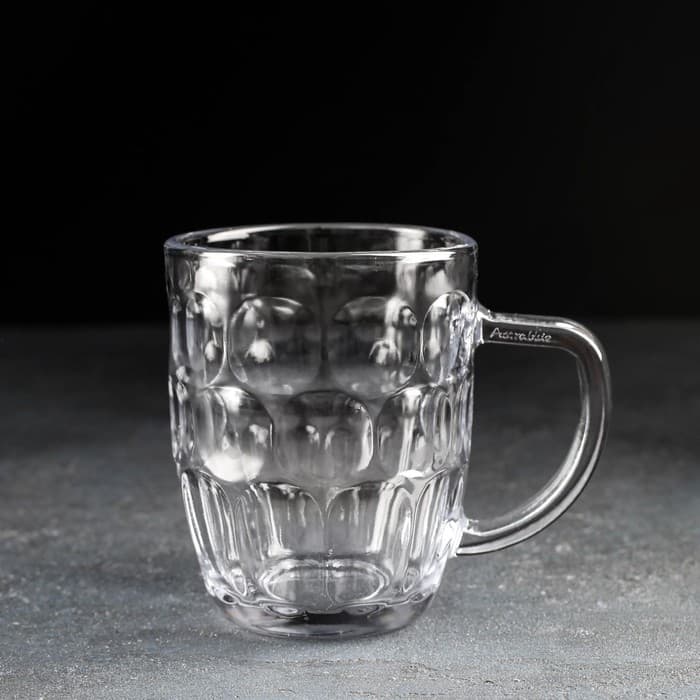 Пивная кружка «Высшая лига», 500 мл, 13.5×9.5×12 см, стекло, рисунок МИКС