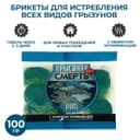 Средство от грызунов "Крысиная Смерть № 1", Брикеты, пакет, 100 г