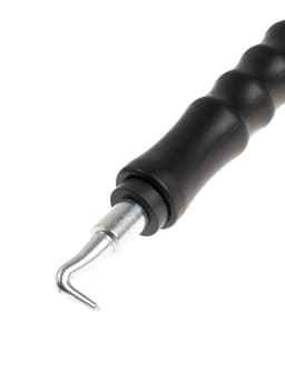 Крюк для вязки арматуры ТУНДРА, автоматический, обрезиненная рукоятка, 310 мм