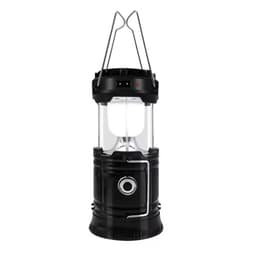 Фонарь кемпинговый аккумуляторный «Мастер К», 1800 мАч, 7 LED, солнечная батарея, чёрный