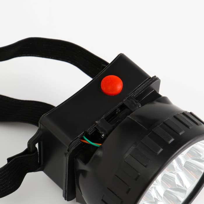 Фонарь налобный «Мастер К», 7 LED, 1 режим, 7.5×6.3 см, от батареек 3×ААА