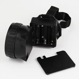 Фонарь налобный «Мастер К», 7 LED, 1 режим, 7.5×6.3 см, от батареек 3×ААА