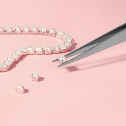 Набор пинцетов для рукоделия, прямой и изогнутый, 12. 5/13 см, 2 шт., цвет серебряный