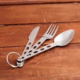 Набор туриста 3 в 1 рукоять с отверстиями с кольцом, 18 см