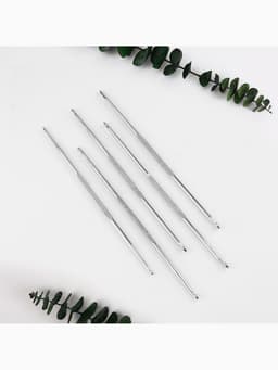 Набор крючков для вязания, d=1-3 мм, 13 см, 5 шт.
