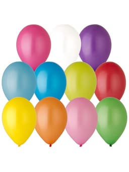 Воздушные шары латексные 14", пастель, 100 шт., МИКС