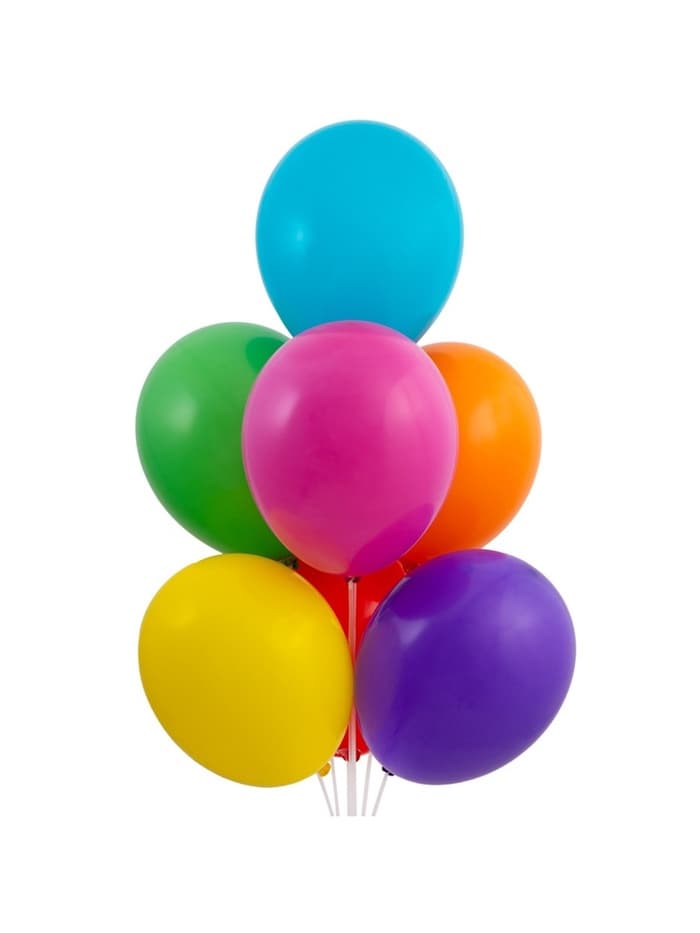 Воздушные шары латексные 14", пастель, 100 шт., МИКС
