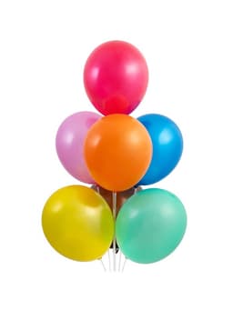 Воздушные шары латексные 14", металл, 100 шт., МИКС