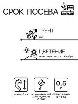 Семена цветов Календула «Балконная», смесь окрасок, 0.5 г, однолетник, «Аэлита»