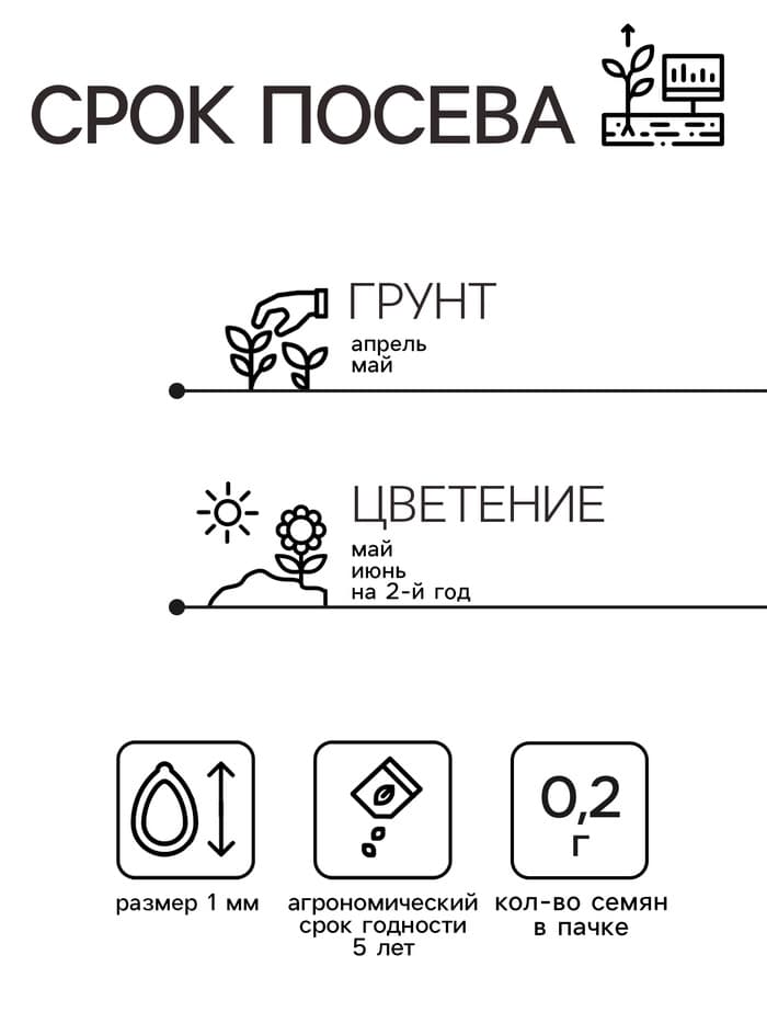 Семена цветов Аквилегия "Колумбина", 0,2 г