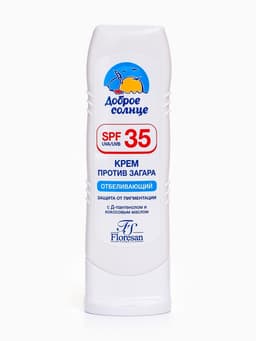 Крем против загара Floresan отбеливающий SPF 35, 125 мл