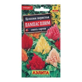 Семена цветов Целозия перистая «Пампас Плюм», смесь сортов, 0.3 г