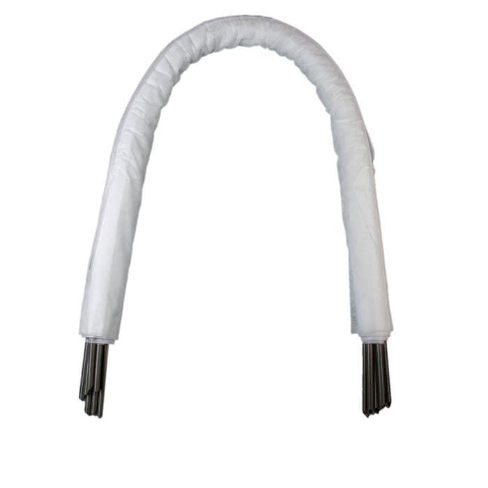 Парник прошитый, длина 8 м, 9 дуг из пластика, дуга L=2.4 м, d=16 мм, спанбонд 35 г/м², «уДачный»