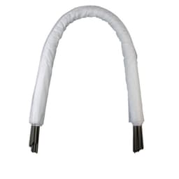 Парник прошитый, длина 8 м, 9 дуг из пластика, дуга L=2.4 м, d=16 мм, спанбонд 35 г/м², «уДачный»