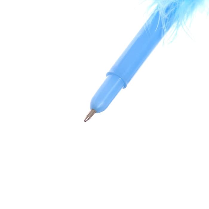 Ручка-прикол Calligrata «Пух-куколка», на подставке, синий стержень, шариковая, МИКС