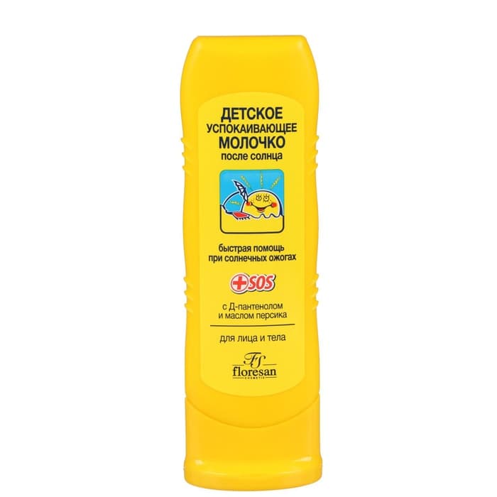 Молочко детское после солнца Floresan успокаивающее, 125 мл