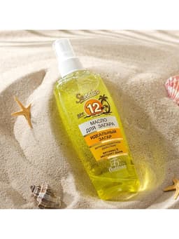 Масло для быстрого загара Floresan с увлажняющим действием SPF 12, 135 мл