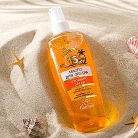 Масло для загара «Абрикосовый нектар», с антиоксидантным действием, SPF 15, 135 мл