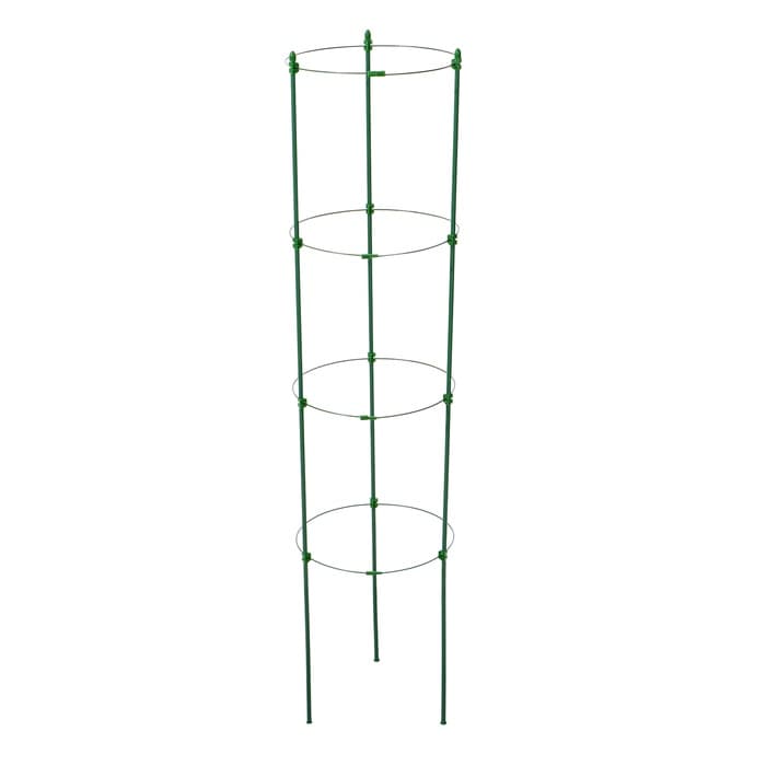 Кустодержатель, 4 кольца, d=26.5 см, h=120 см, металл, зелёный, Greengo