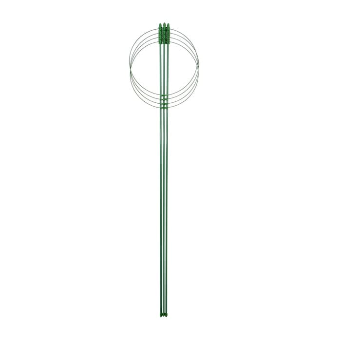 Кустодержатель, 4 кольца, d=26.5 см, h=120 см, металл, зелёный, Greengo