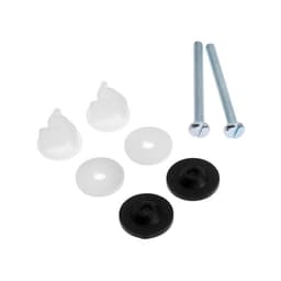 Арматура для смывных бачков «АНИ Пласт» WC6050 Эконом, с боковой подводкой 1/2", белая кнопка