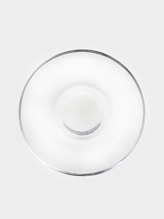 Чайный набор Paşabahçe Basic, 12 предметов: 6 чашек 225 мл, 6 блюдец d=13.7 см, стекло, прозрачный