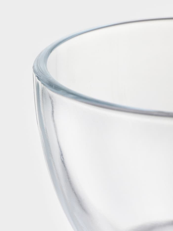 Чайный набор Paşabahçe Basic, 12 предметов: 6 чашек 225 мл, 6 блюдец d=13.7 см, стекло, прозрачный