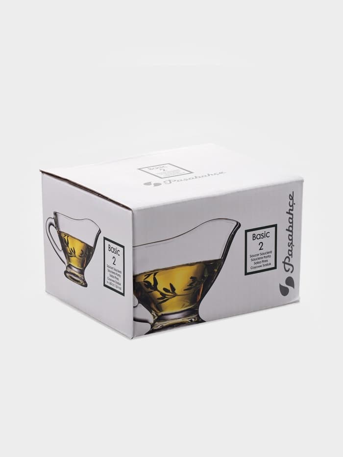 Соусники Paşabahçe Basic, 60 мл, набор 2 шт. стекло, прозрачные
