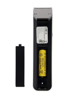 Машинка для стрижки Luazon LTRI-21, 3 Вт, 3 насадки, LED-индикатор, от АКБ, белая