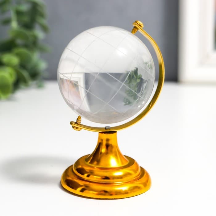 Фигурка стекло «Глобус», 5×8 см