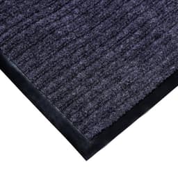 Коврик придверный влаговпитывающий, ребристый, «Стандарт», 90×150 см, серый