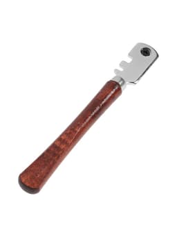 Стеклорез ТУНДРА, шестироликовый, деревянная рукоятка