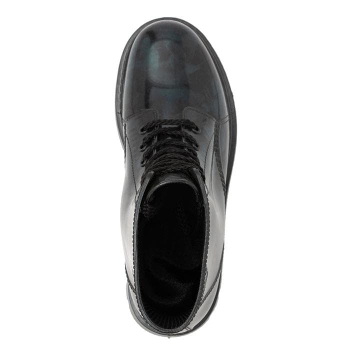 Ботинки женские с утеп. на шнуровке, цвет чёрный, размер 37